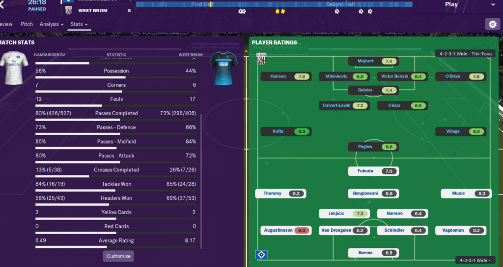 Counter-attacking slickly in FM19