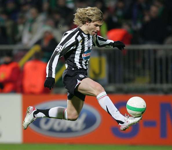 Pavel Nedved in action