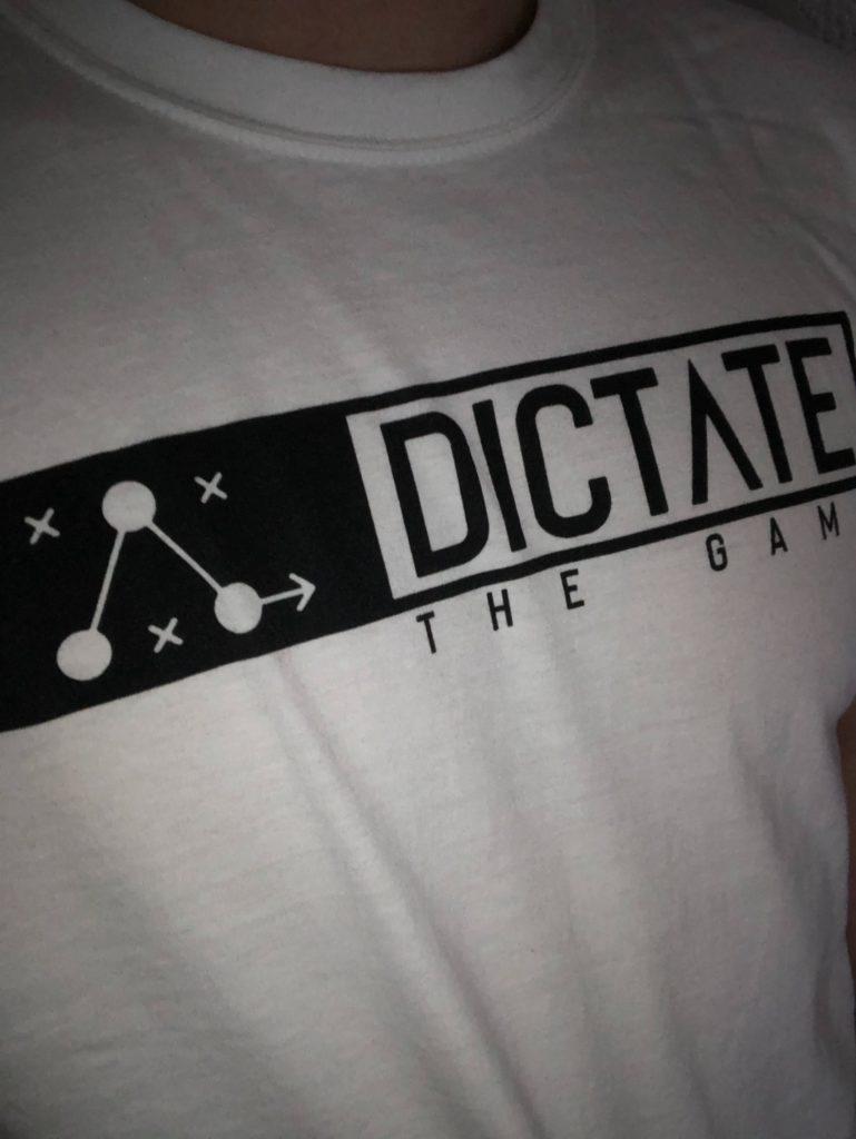 Dictate The Game T-shirt White