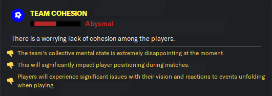 Abysmal Cohesion